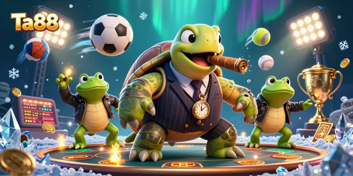 Experience thrilling gameplay with Ta88's vibrant casino atmosphere featuring iconic characters.