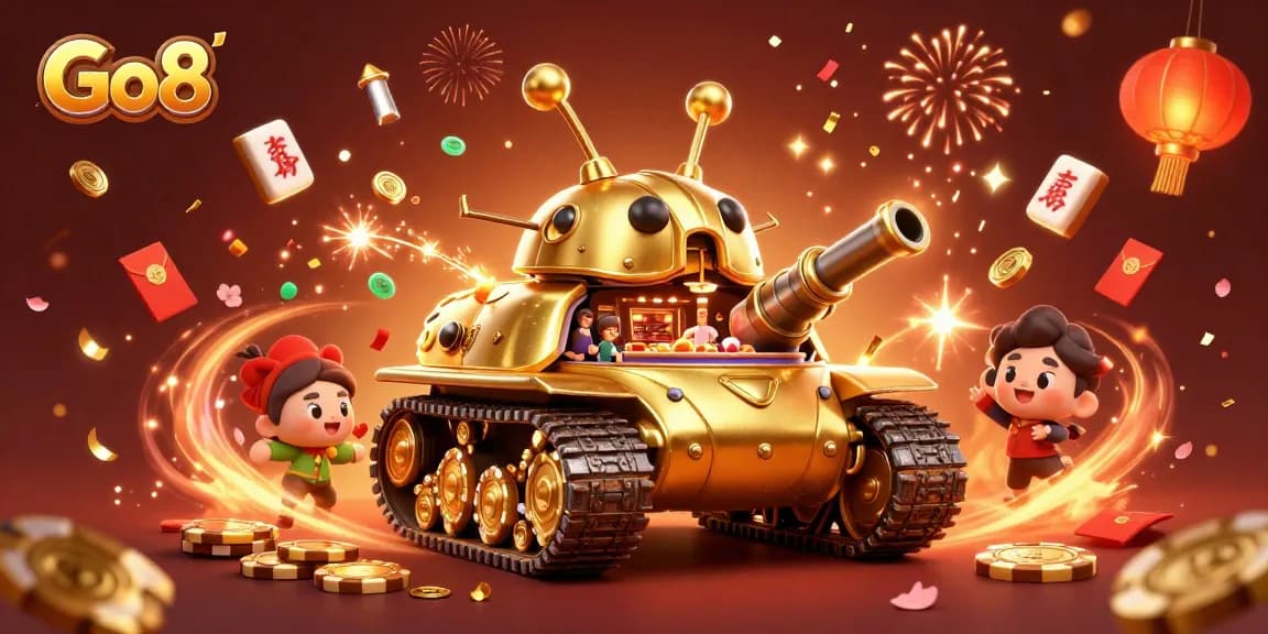Experience the excitement of Go8 as the golden beetle tank unveils its casino treasures.