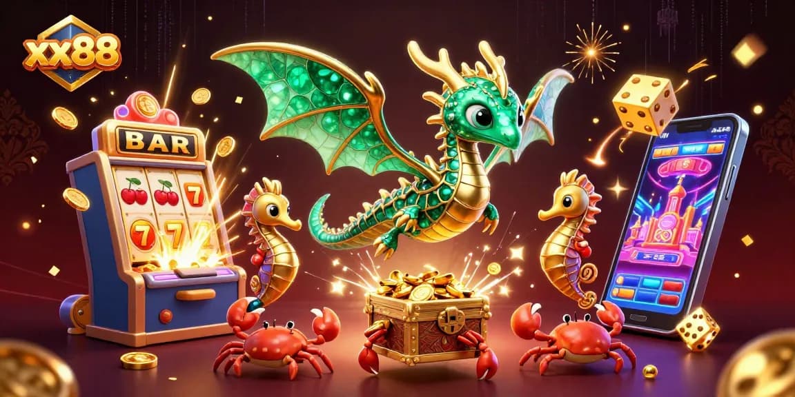Experience thrilling action at xx88, where emerald sea dragons and special features enhance your gaming adventure!