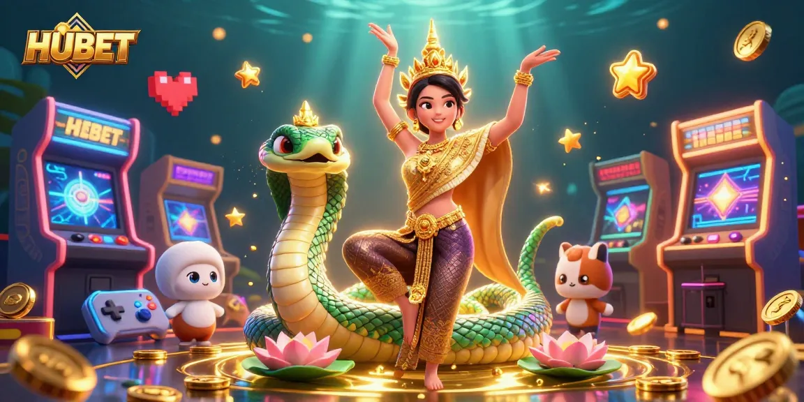 Experience thrilling gaming at HUBET with vibrant characters and colorful casino elements.