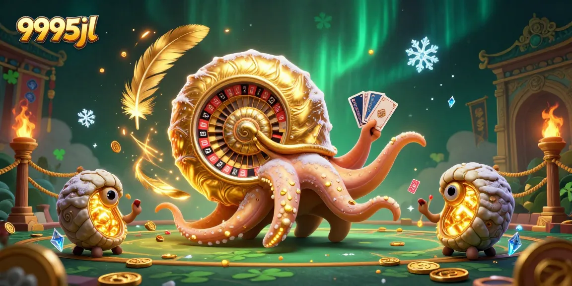 Join the thrilling 9995jl experience with a vibrant casino scene featuring a giant nautilus.