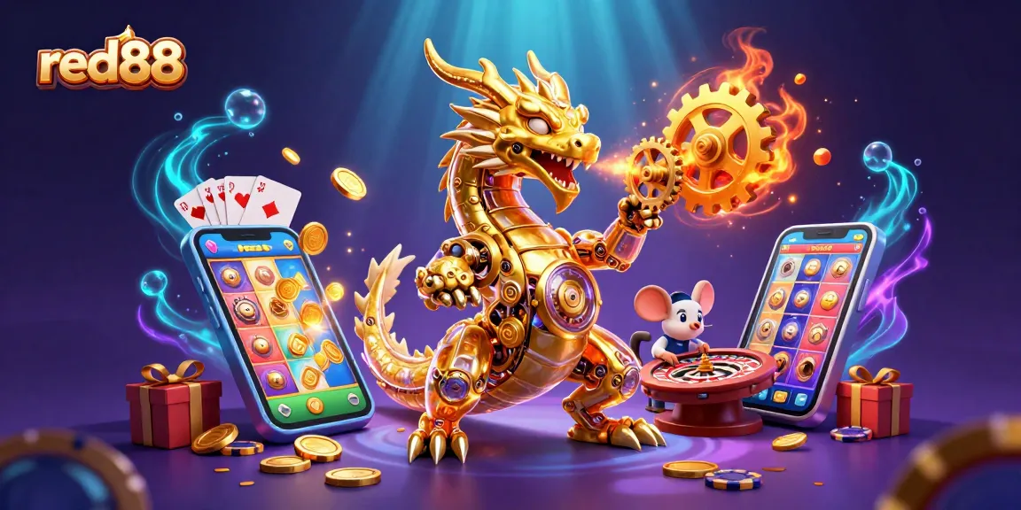 Experience thrilling games at red88 with vibrant slot visuals and engaging casino elements.
