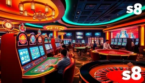 Engage with nhà cái s8 in a vibrant casino atmosphere showcasing thrilling gaming experiences.