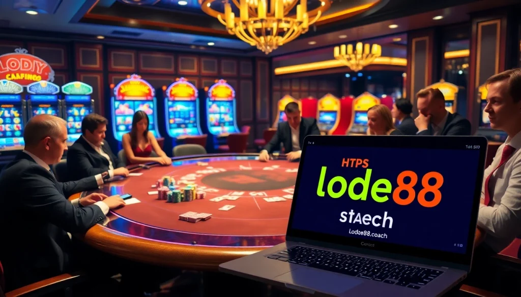 Bet with excitement at https://lode88.coach/, featuring vibrant casino games and poker action.